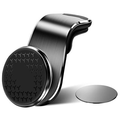 Magnetic Car Phone Holder, Universal Air Vent Mount, GPS Bracket for iPhone Samsung Huawei, 360° Rotation