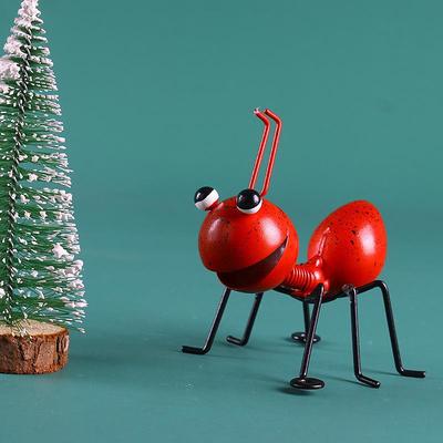 1pc Creative Iron Art Ant Animal Ornament, Home Decor