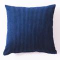 Decorative Toss Pillows Striped Corduroy Throw Pillow Covers Solid Color Cushion Sofa Cushion Headrest Backrest Cushion 1pc