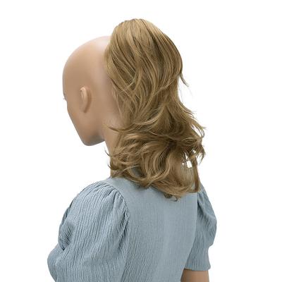 Hairpiece Ponytail Extensions Voluminous Wavy Blond Mix H136