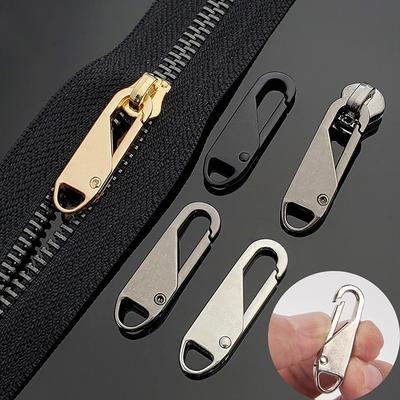 10pcs Universal Zipper Puller Detachable Zipper Head Instant Zipper Repair Kits For Zipper Slider DIY Sewing Craft Sewing Kits Zippers