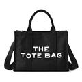 Women's Girls' Handbag Tote Canvas Shopping Daily Holiday Print Solid Color Letter Black White Pink