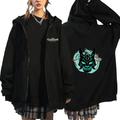 Genshin Impact Xiao Hutao Venti Hoodie Outerwear Zip Up Anime Classic Street Style Outerwear For Couple's Men's Women's Adults' Hot Stamping