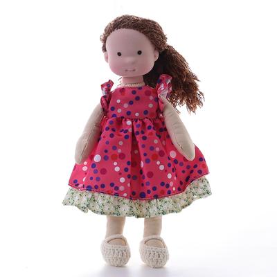 Cotton Body Waldorf Doll Doll Artist Handmade Mini Dress Up Doll Diy for Christmas Gifts