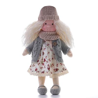Cotton Body Waldorf Doll Doll Artist Handmade Mini Dress Up Doll Diy for Christmas Gifts