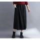 Women's Skirt A Line Long Skirt Linen Skirts Midi Skirts Pocket Split Ends Solid Colored Street Daily Spring Summer Cotton Linen coastalgrandmastyle Basic Casual Long Black Brown Green Apricot