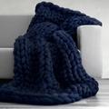 Super Thick Wool Handwoven Blanket Sofa Blanket Cover Blanket Knitting Thick Thread Blanket