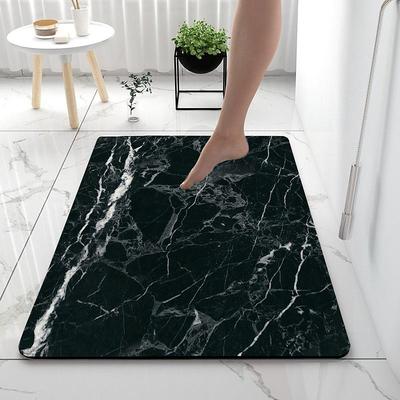 Diatomaceous Earth Bath Mat Super Absorbent Toilet Door Quick-Drying Foot Mat Entry Door Mat Non-Slip Mat