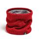 2023 New Solid Cashmere Plush Warm Winter Ring Scarf Women Men Knitted Full Face Mask Ring Neck Scarves Bufanda Thick Muffler Knitted Plush Neck Cover For Winter Warmth And Neck Protection Scarf