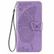 Phone Case For Samsung Galaxy S24 S22 S22 Plus Ultra S10 Plus S20 Samsung Note 10 Lite Full Body Case Portable Dustproof with Wrist Strap Butterfly Solid Colored PU Leather