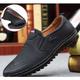 summer hollow casual leather shoes men's soft surface handmade driving shoes 2021 new dad shoes men's white shoes