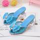 Girls' Slippers Flip-Flops Daily Glitters Heel Slingback Synthetics Breathability Height-increasing Cosplay Big Kids(7years ) Little Kids(4-7ys) Birthday Gift Daily Indoor Outdoor Play Bowknot