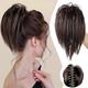 Messy Bun Hair Piece Tousled Updo Hair Buns Hair Piece Claw Clip on Hair Pieces for Women Chignon Hair Bun Extensions Messy Hair Bun Scrunchies for Women