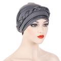 8 Colors Muslim Women Inner Caps Braided Bandanas Hijab Comfort Fashion Turban Hat Colorful Chemo Hats Head Wearing turbante