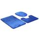 3pcs Bathroom Rugs Set, Ultra Soft Non-Slip Bath Rug And Absorbent Bath Mat Carpets, Includes U-Shaped Contour Rug, Bath Mat, Toilet Lid Cover, Perfect For Bathroom/Shower, Bathroom Accessories, Bathroom Supplies