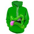 Men's Hoodie Pullover Hoodie Sweatshirt Green Blue Purple Light Green Red Hooded Print Daily Going out 3D Print Plus Size Basic Designer Casual Fall Clothing Apparel Hoodies Sweatshirts Long Sleeve