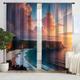 2 Panels Curtain Drapes Blackout Curtain For Living Room Bedroom Kitchen Window Treatments Thermal Insulated Room Darkening