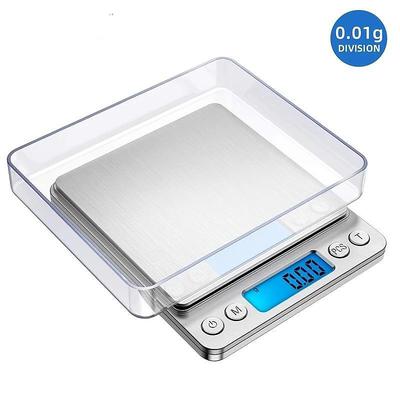 Precise Digital Electronic Scale - 0.1g Accuracy for Kitchen, Diet, Jewelry Postal Weighing