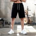 Men's Athletic Shorts Sweat Shorts Running Shorts Gym Shorts Training Sports Fitness Gym Comfort Breathable Soft Drawstring Elastic Waist Plain Knee Length Sports Outdoors Athleisure Activewear