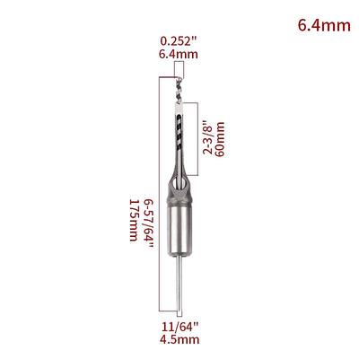 6.4-16mm Square Hole Woodworking Mortise Drill Bit Set Chisel Drill Bits Square Auger Mortising Chisel Drill Set