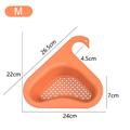 Swan Drain Basket Sink, Multipurpose Basket, Triangular Sink Drain Shelf, Multipurpose Drain Basket Sink Swan Strainer Hangs on Faucet, Fits All Sinks