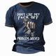 Skull T-Shirt Mens 3D Shirt For Birthday Blue Summer Cotton Graphic Letter Vintage Fashion Designer Men'S 3D Print Tee Grumpy Old Man Outdoor Daily Sports Navy Royal