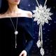 Korean Version Of Autumn And Winter Crystal Sweater Chain Necklace Wholesale High-end Women's Long Chain Versatile Tassel Pearl Pendant With Accessories