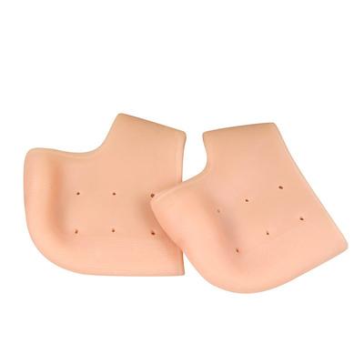 2pcs/set Silicone Gel Heel Protectors for Foot Pain Relief – Breathable and Cushioning Support for Cracked Heels, Heel Spurs, and Plantar Fasciitis