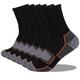 Men's 6 Pairs Socks Crew Socks Hosiery WhiteBlack Light gray dark gray Color Cotton Winter Autumn / Fall