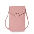 Women's Mini Retro Crossbody Cell Phone Purse Earphones Headset Cute Bag With Card Holder Solid Color