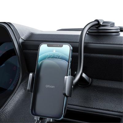 Car Phone Holder Mount [Flexible Gooseneck Long Arm] Phone Mount for Car Holder Dashboard Windshield [Washable Strong Suction Cup] Cell Phone Holder Car Mount for All iPhone Android