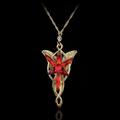 fashion jewelry arwen evenstar pendant elf princess resin diamonds necklace