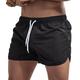 Men's Board Shorts Swim Shorts Swim Trunks Drawstring Solid Colored Quick Dry Lightweight Running Swimming Pool Classic Casual / Sporty Black White