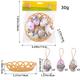 6pcs/set Easter Egg Hanging Decorations Creative Woven Basket with Colorful Eggs, Perfect for Easter Decor and Scene Arrangemen