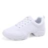 Men's Breathable Mesh Dance Sneakers - Lightweight Lace-Up Jazz Shoes with Cushioned Sole for Comfort and Flexibility