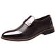 Men's Embossed Leather Shoes Overfoot Men's Casual Leather Shoes Men