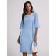 Women's Two Piece Dress Set Casual Lace Dress Midi Chiffon Dress Blue Gray Crew Neck 3/4 Length Sleeve Solid Color Regular Fit Outdoor Daily Fashion Spring Summer