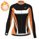 21Grams Women's Cycling Jacket Cycling Jersey Long Sleeve Winter Bike Jacket Top with 3 Rear Pockets Mountain Bike MTB Road Bike Cycling Thermal Warm Fleece Lining Warm Breathable Red Purple Fuchsia