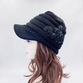 Women's Slouchy Beanie Hat Warm Winter Hat Home Daily Holiday Solid / Plain Color Acrylic Fibers Retro Casual Warm Casual / Daily 1 pcs