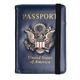 Creative Passport Holder Cover With 3D Metal Badge - RFID Blocking Leather Passport Wallet And Case For Family