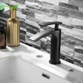 Bathroom Waterfall Sink Faucet, Basin Mixer Taps Tall Short Brass, Deck Mounted Single Handle One Hole Tap with Hot and Cold Hose Vessel Water Tap Washroom