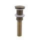 Brass Pop Up Sink Drain Stopper with Overflow Bathroom Faucet Vessel Vanity Sink Drainer