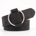 Women's Unisex PU Buckle Belt PU Leather O-ring Buckle O-ring Casual Classic Daily Holiday Black Brown Beige Coffee