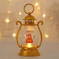 Ramadan Decoration LED Small Lantern Horse Lamp Middle East Holiday Decoration Supplies Electronic Candles Moon Festival Wind Lamp 1PC