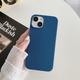 Phone Case For iPhone 15 Pro Max Plus iPhone 14 13 12 11 Pro Max Mini SE X XR XS Max 8 7 Plus Back Cover Liquid Silicone Case Shockproof Solid Color Silicone