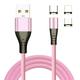 USB C Cable Lightning Cable Micro USB Cable 3.3ft 6.6ft USB A to Lightning / micro / USB C 2.4 A Charging Cable Fast Charging Durable 3 in 1 Magnetic For Samsung Xiaomi Huawei Phone Accessory