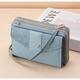 NEW Fashion Women's Cell Phone Purse Wallets Ladies Large Capacity Double Zipper Wallets Fashion Small Crossbody Bag for Women Female Shoulder Bag