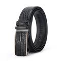 Men's Leather Belt Tactical Belt Black 1# Black 2# Cowhide Plain Daily Wear Going out Weekend