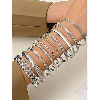 Women's Bangle Fashion Outdoor Geometry Bracelets Bangles