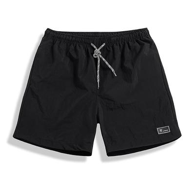 Men's Running Shorts Drawstring Bottoms Outdoor Street Athletic Summer Quick Dry Sweat wicking Fitness Gym Workout Jogging Regular Fit Sportswear Activewear Solid Colored Black Yellow Wine